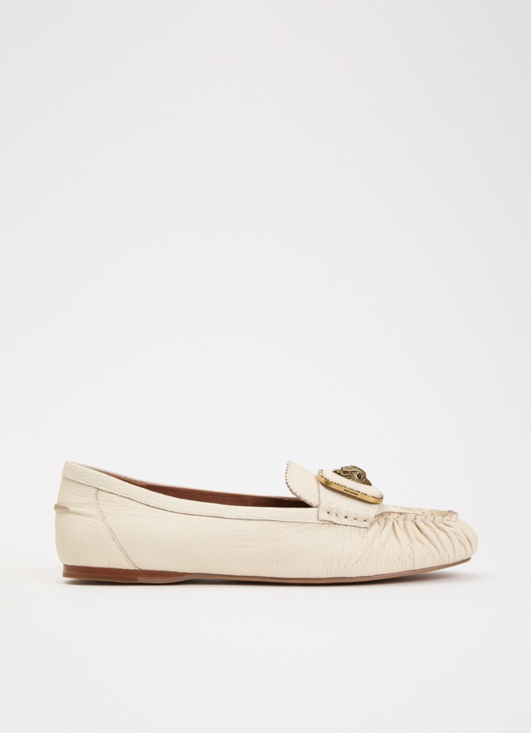 Kurt Geiger Dames Pimlico loafer van leer in de kleur Creme, maat: 38
