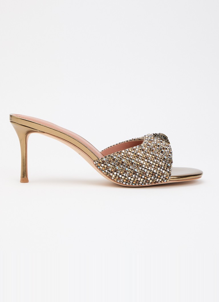 Kurt Geiger Dames Oxford muiltje met strass in de kleur Beige, maat: 39