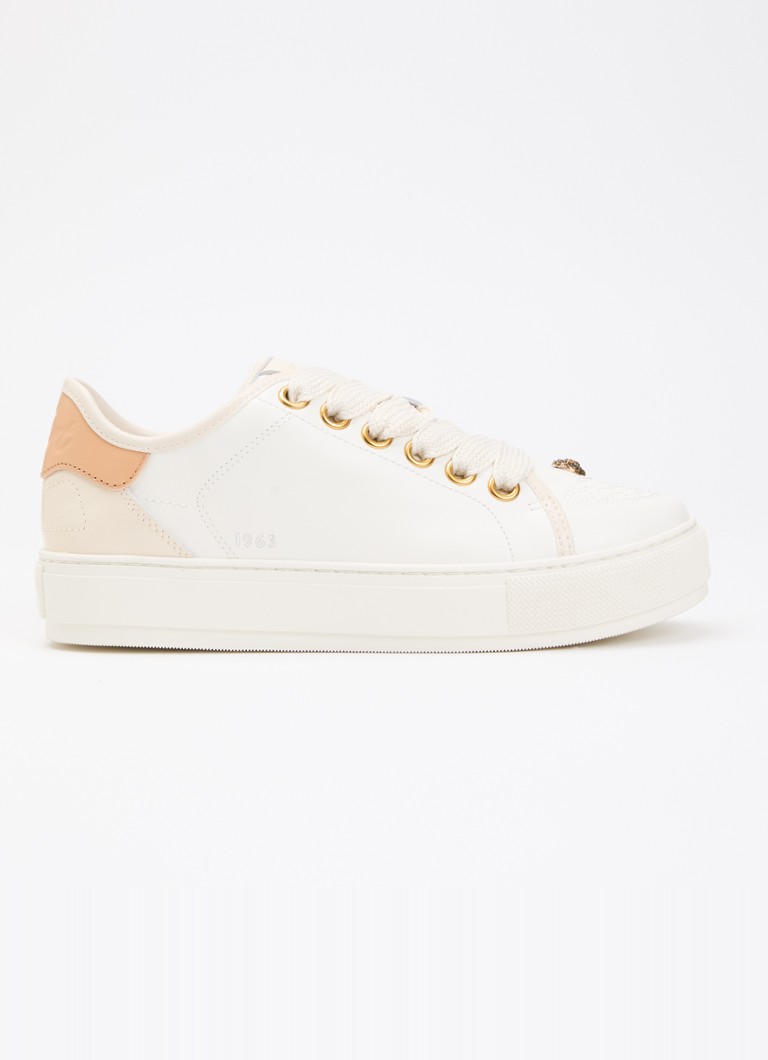 Kurt Geiger Dames Southbank sneaker van leer met logo in de kleur Wit, maat: 40