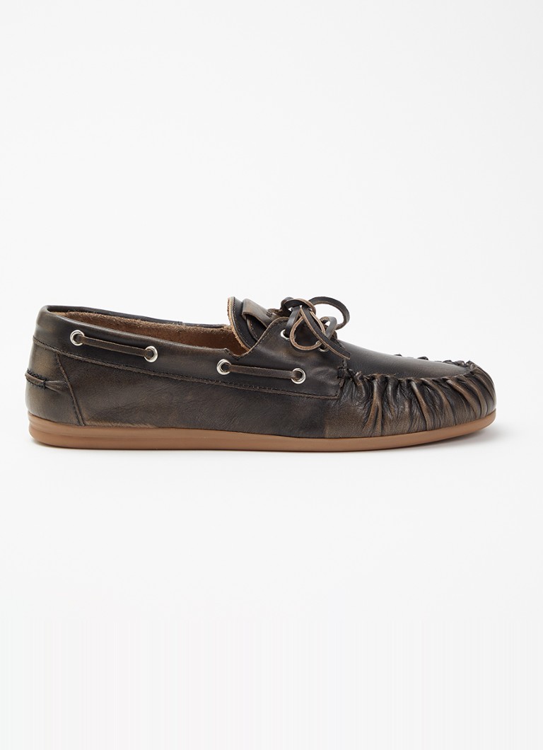 ALOHAS Dames Rowan bootschoen van leer in de kleur Bruin, maat: 41