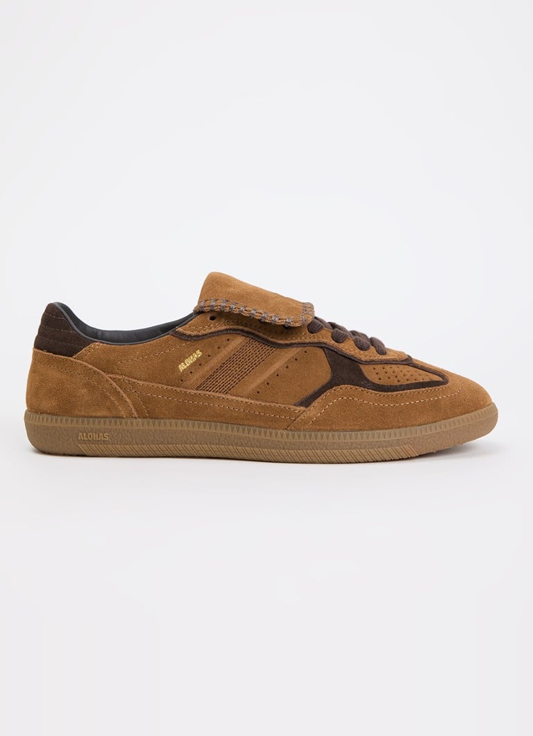 ALOHAS Dames Tb.490 Club sneaker van suède in de kleur Cognac, maat: 40
