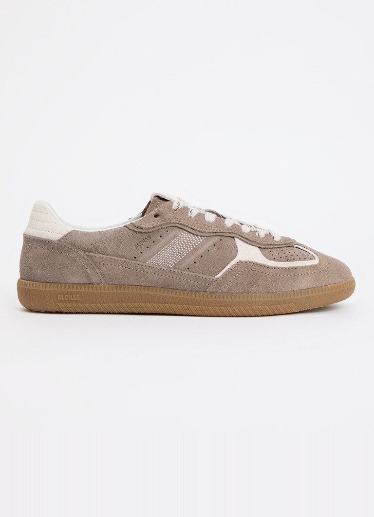 ALOHAS Dames Tb.490 Rife sneaker van suède in de kleur Taupe, maat: 39