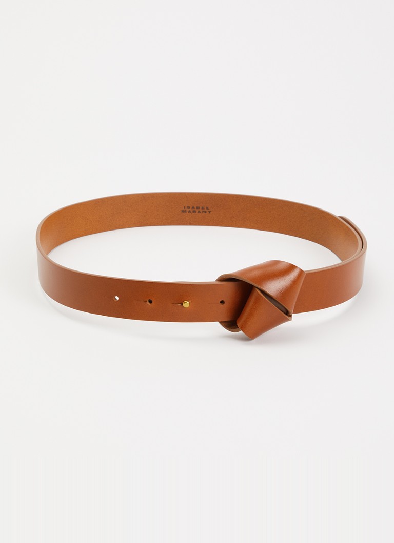 Isabel Marant Dames Lassio riem van leer in de kleur Oranjebruin, maat: S