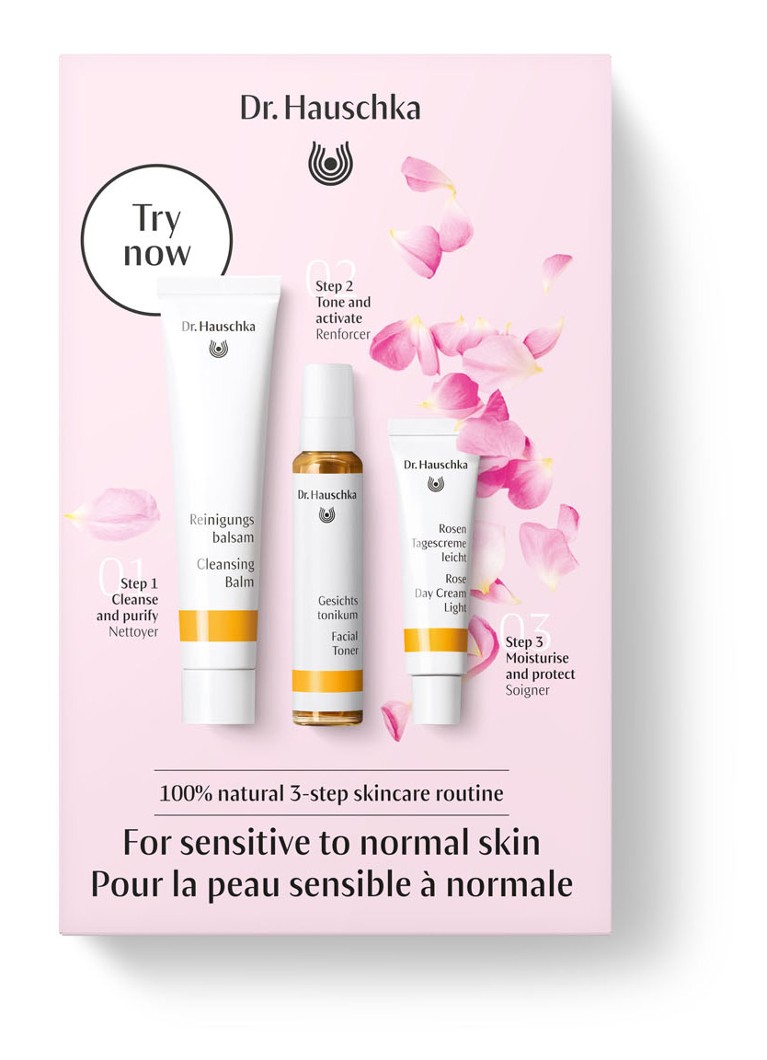 Dr. Hauschka Must Have Set Rose Light - verzorgingsset 1MAAT Cadeausets - Deal