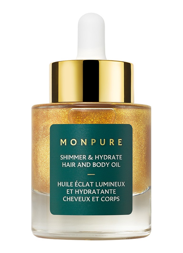 Monpure Shimmer & Hydrate hair and body oil - haar- en huidolie 30ml Verzorging - Deal