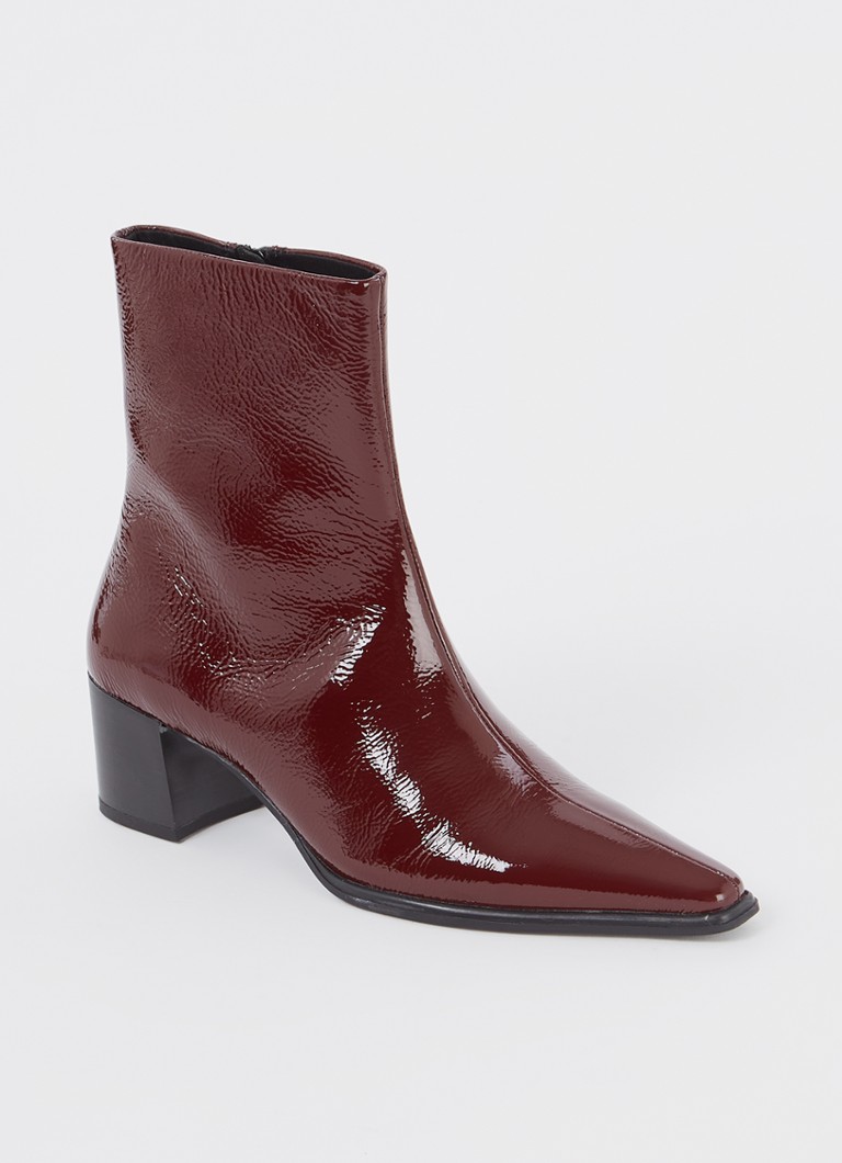Vagabond Shoemakers Dames Giselle enkellaarsje van leer in de kleur Bordeauxrood, maat: 36