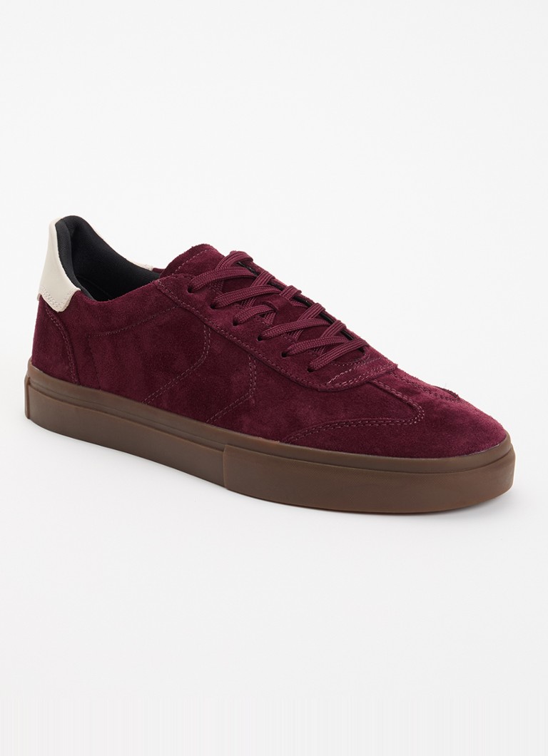 Vagabond Shoemakers Dames Cody sneaker van suède in de kleur Bordeauxrood, maat: 36