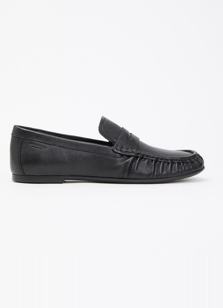 Vagabond Shoemakers Dames Aleya loafer van schapenleer in de kleur Zwart, maat: 41
