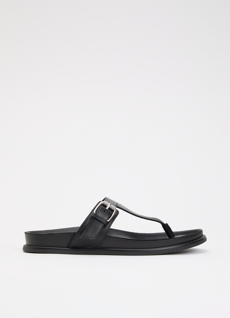 Vagabond Shoemakers Dames Effie slipper van leer in de kleur Zwart, maat: 40