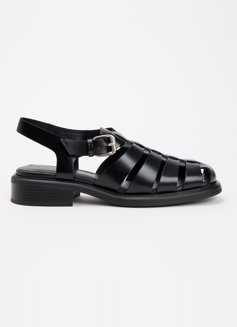 Vagabond Shoemakers Dames Ellis sandalette van leer in de kleur Zwart, maat: 39