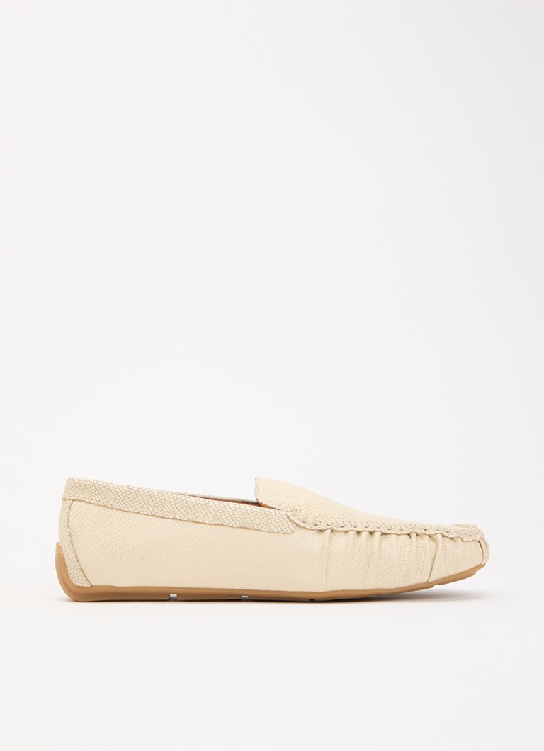 Vagabond Shoemakers Dames Mika loafer van schapenleer in de kleur Creme, maat: 39