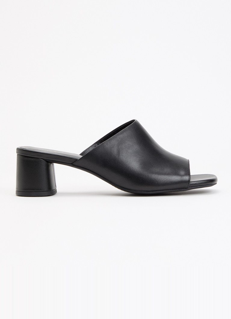 Vagabond Shoemakers Dames Piper muiltje van leer in de kleur Zwart, maat: 36