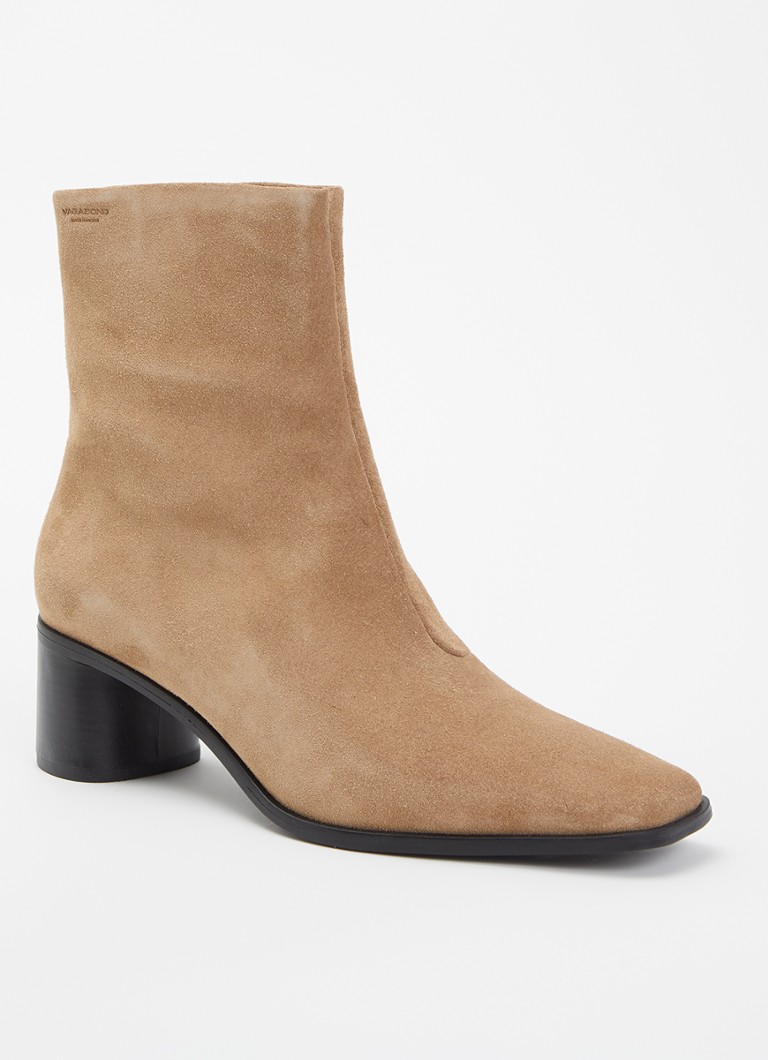 Vagabond Shoemakers Dames Fay enkellaarsje van suède in de kleur Zand, maat: 41