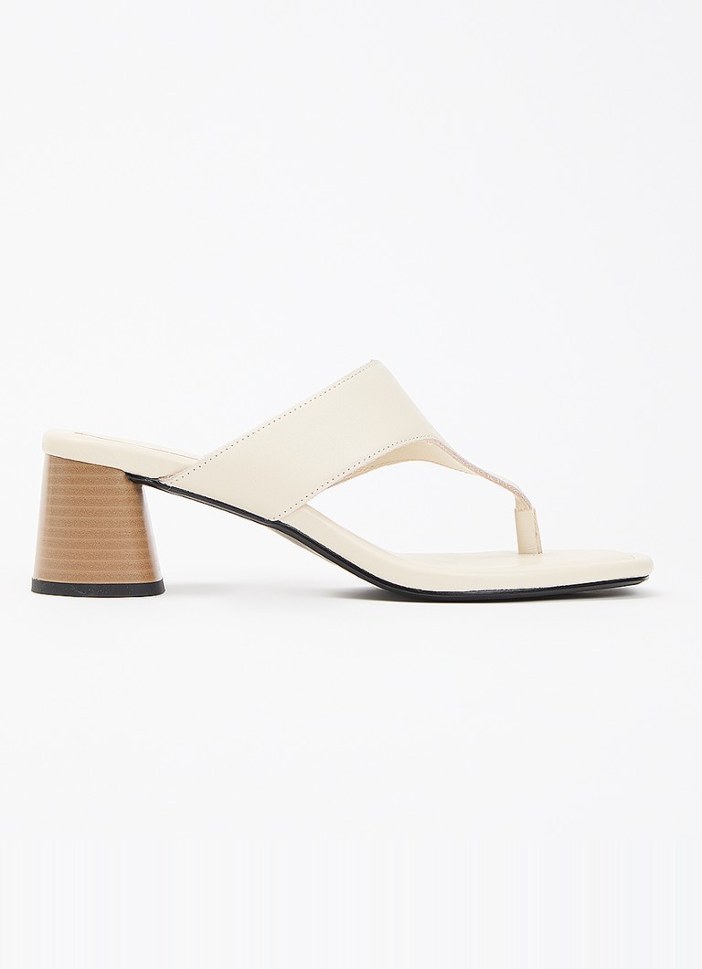 Vagabond Shoemakers Dames Evie muiltje van leer in de kleur Creme, maat: 38
