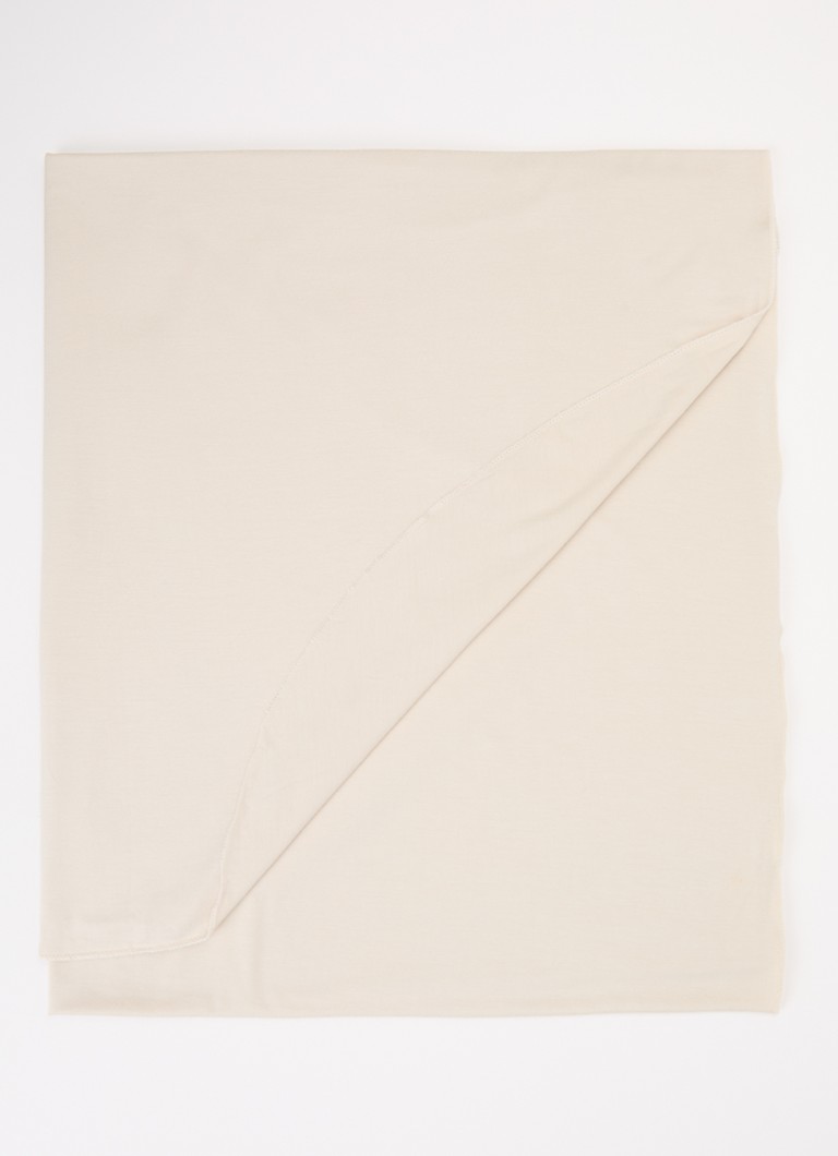 LES Atelier Dames Bamboo Jersey hoofddoek 180 x 82 cm in de kleur Ivoor, maat: one size