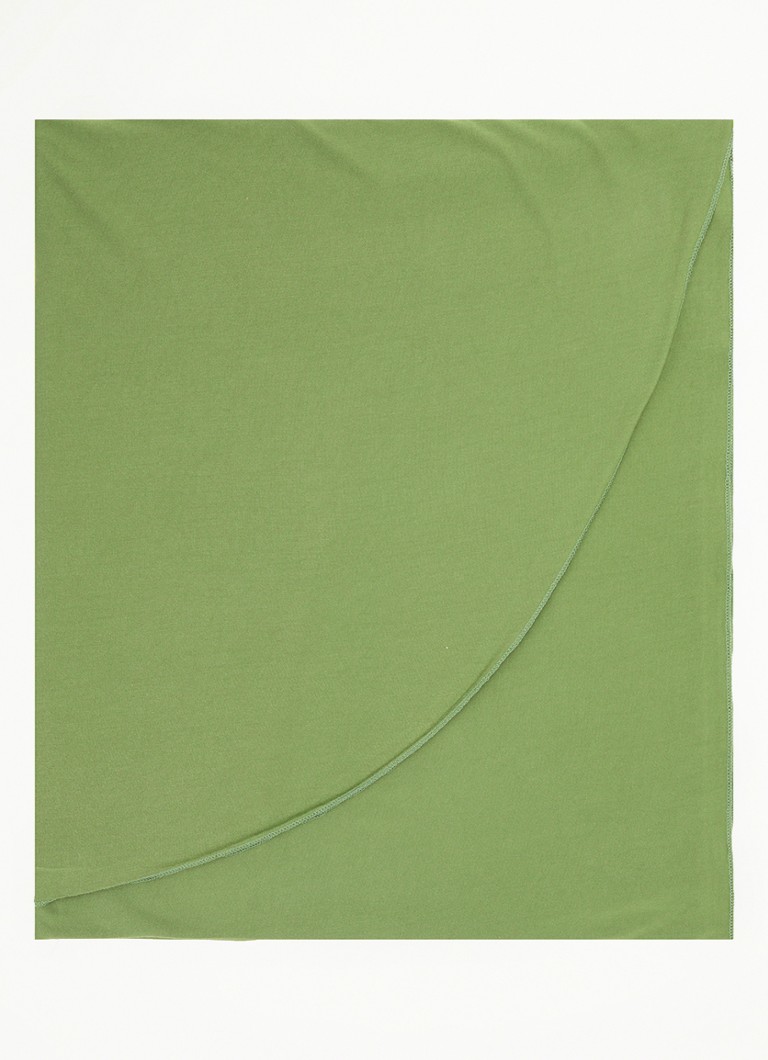 LES Atelier Dames Hoofdoek met logo 180 x 80 cm in de kleur Groen, maat: ONE SIZE