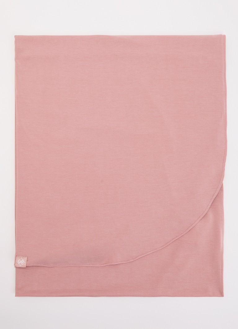 LES Atelier Dames Hoofddoek 90 x 200 cm in de kleur Oudroze, maat: ONE SIZE