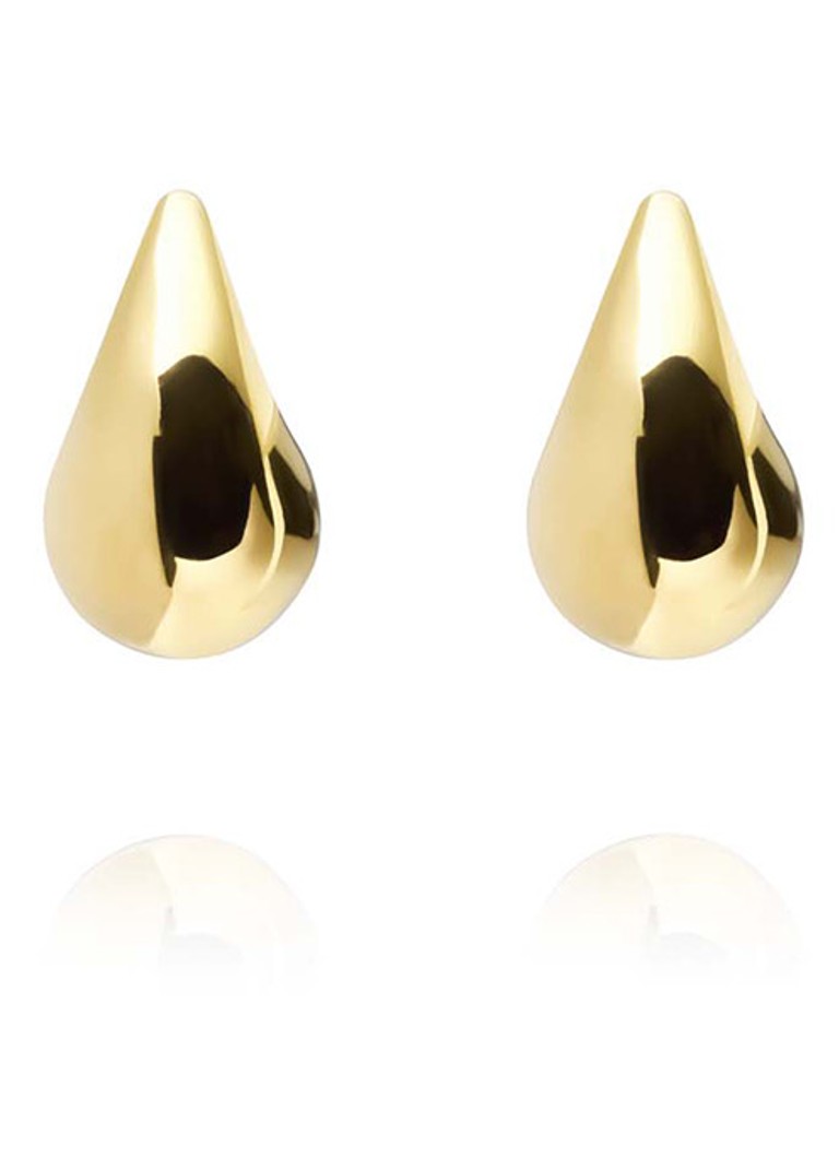 Mockberg Dames Plain Daring Small oorstekers MB0189 in de kleur Goud, maat: ns