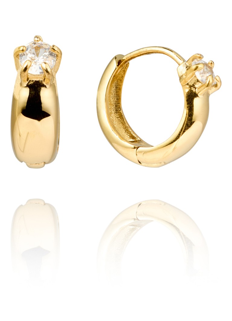 Mockberg Dames Soleil oorringen MB1719 in de kleur Goud, maat: OS