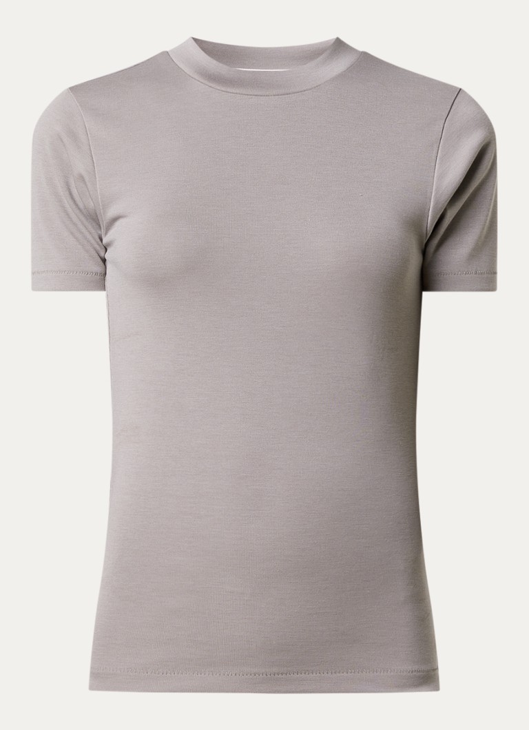 Fear of God Essentials Dames T-shirt met ronde hals in de kleur Donkerbeige, maat: L