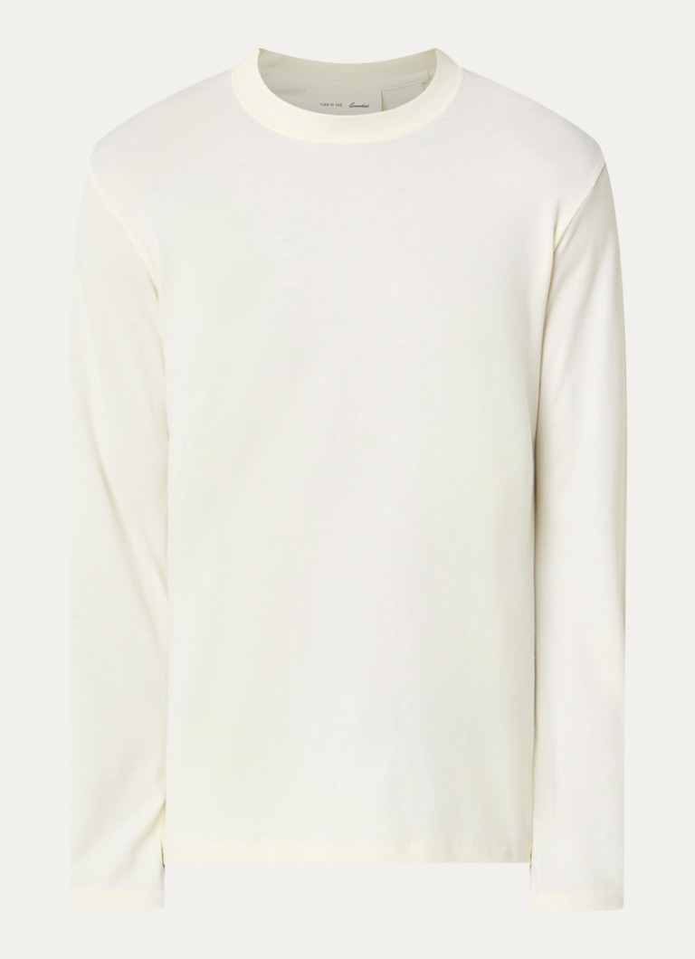 Fear of God Essentials Dames Longsleeve met backprint in de kleur Ivoor, maat: M