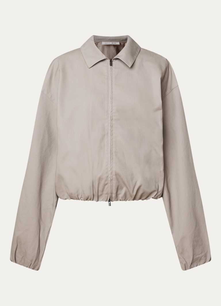 Fear of God Essentials Dames Jack met steekzakken in de kleur Donkerbruin, maat: S