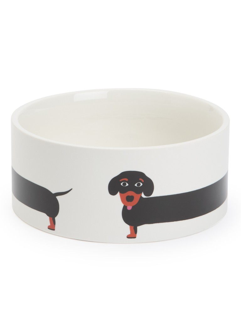 Fluid Market Teckel voerbak voor hond 18 cm Gebroken wit - Deal