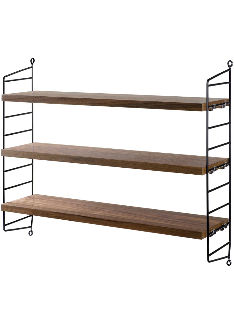 String Furniture Pocket wandkast Zwart - Deal