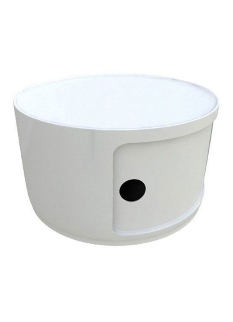 Kartell Componibili kastje Xsmall (1 comp.) Ø42 cm Wit