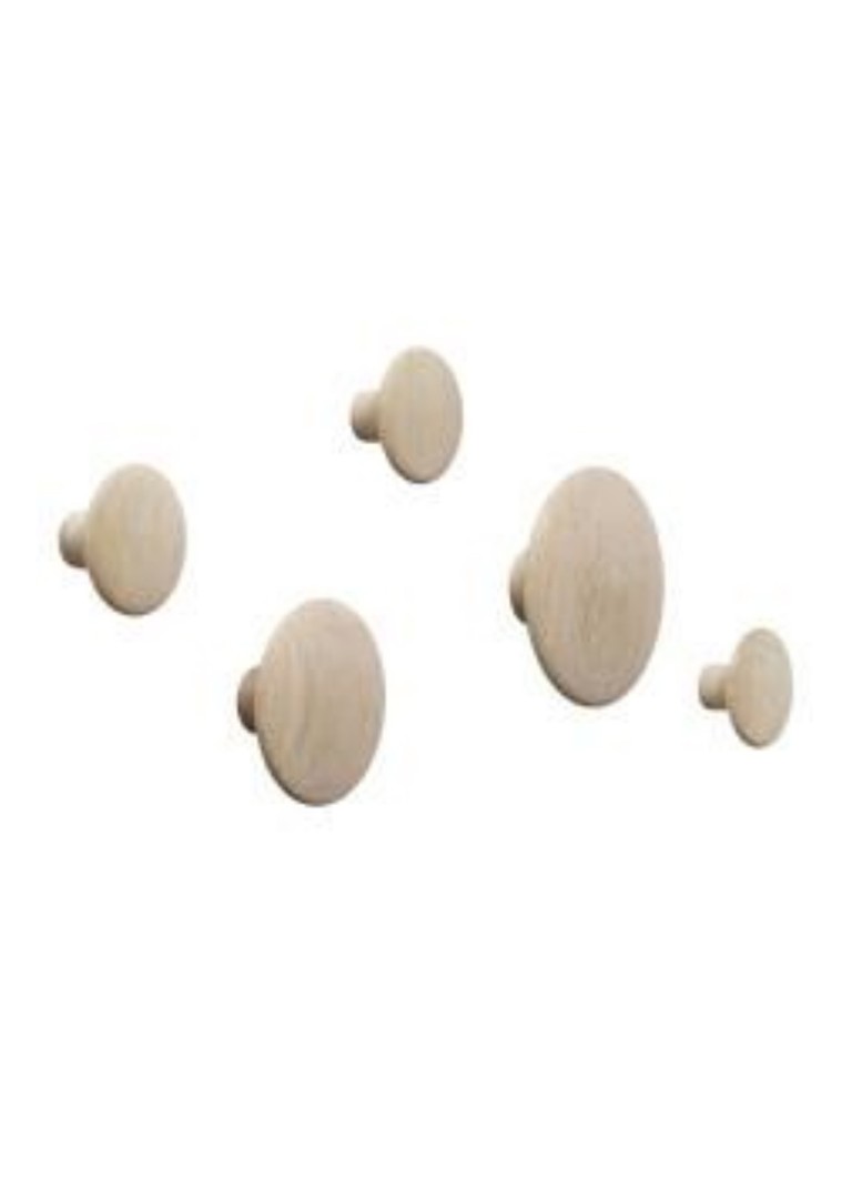 Muuto The Dots haak 5 stuks Zwart - Deal
