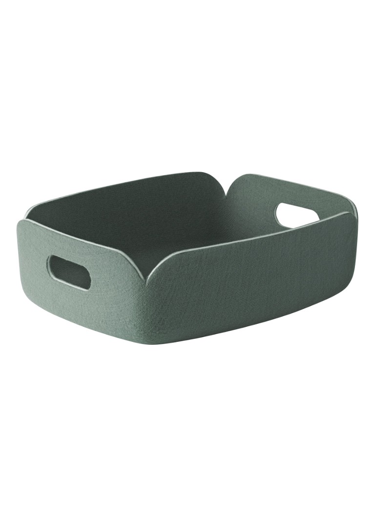 Muuto Restore Tray opbergmand 32 x 12 cm Groen - Deal