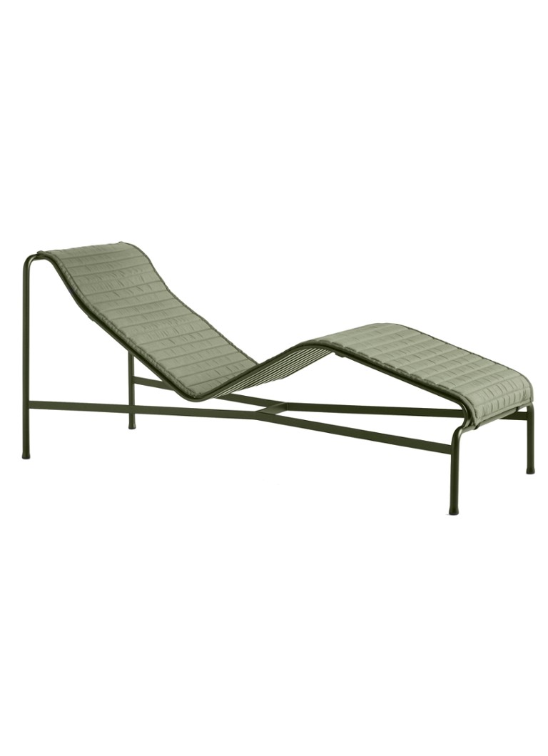 Hay Quilted kussen voor Palissade chaise longue Olijfgroen