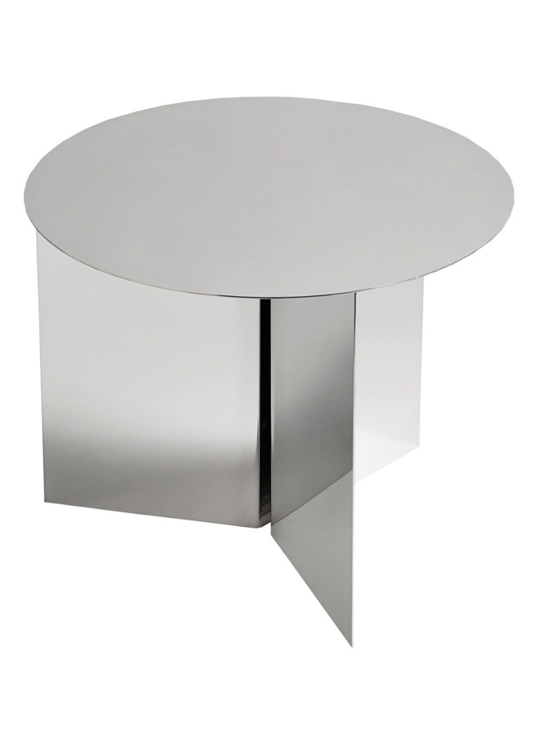 Hay Slit Table Round bijzettafel 45 cm Zilver - Deal