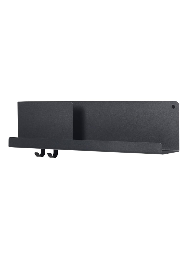 Muuto Folded wandplank medium Zwart