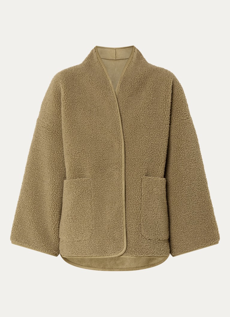 Knit-ted Dames Joko jack van tessy met steekzakken in de kleur Mosgroen, maat: XL