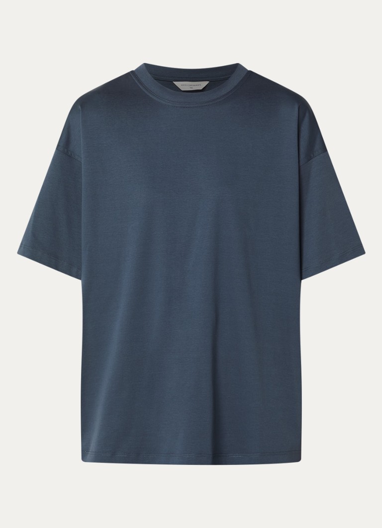 MSCH Copenhagen Dames MSCHKinsey Melea oversized T-shirt met ronde hals in de kleur Indigo, maat: M/L