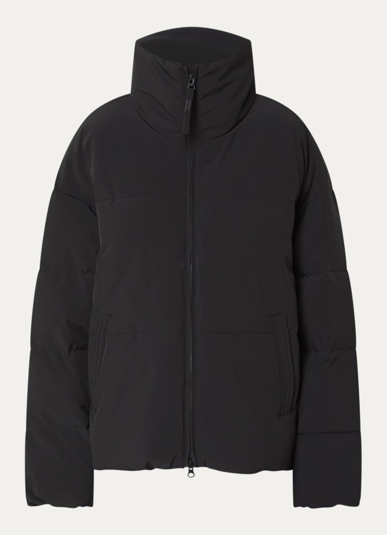 MSCH Copenhagen Dames MSCHRefron puffer jack met steekzakken in de kleur Zwart, maat: M/L