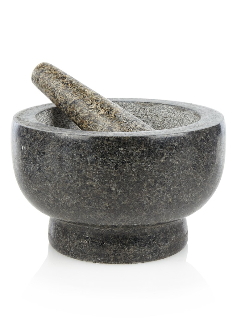 Inno Cuisinno - Vijzel met stamper 18 cm - Antraciet