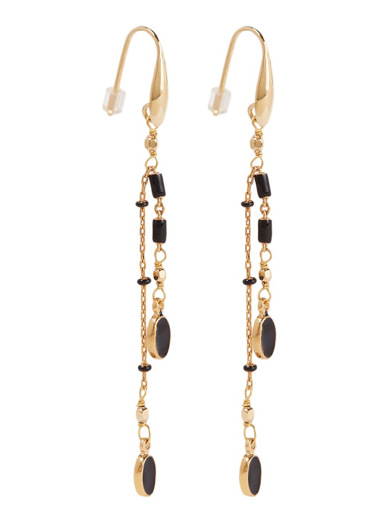 Isabel Marant - Casablanca oorhangers met resin - Goud