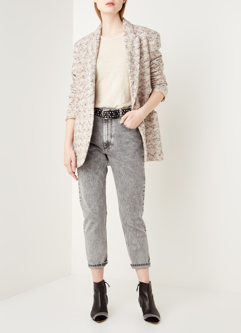 Dames Kleding voor voor Tops voor T-shirts Étoile Isabel Marant Linnen Linnen T-shirt in het Naturel