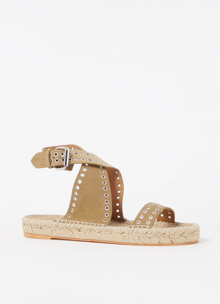 Isabel Marant - Illya espadrill van suède  - Khaki