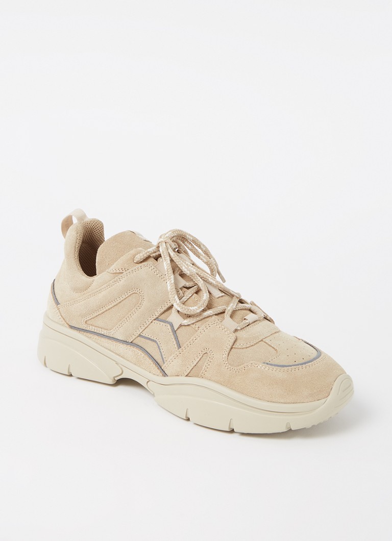 Isabel Marant Kindsay sneaker van met reflecterende details • Beige • de