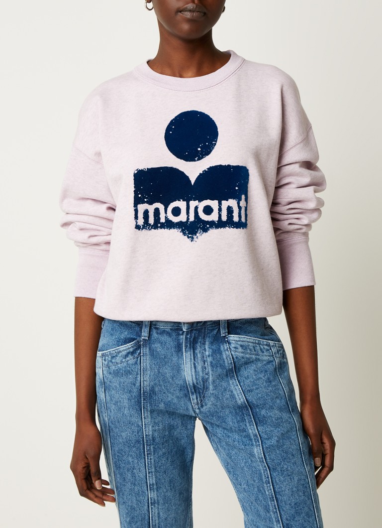 Isabel Marant - Mobyli sweater met logoprint - Lila