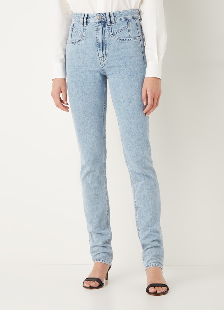 Isabel Marant - Nominica high waist slim fit jeans  - Indigo