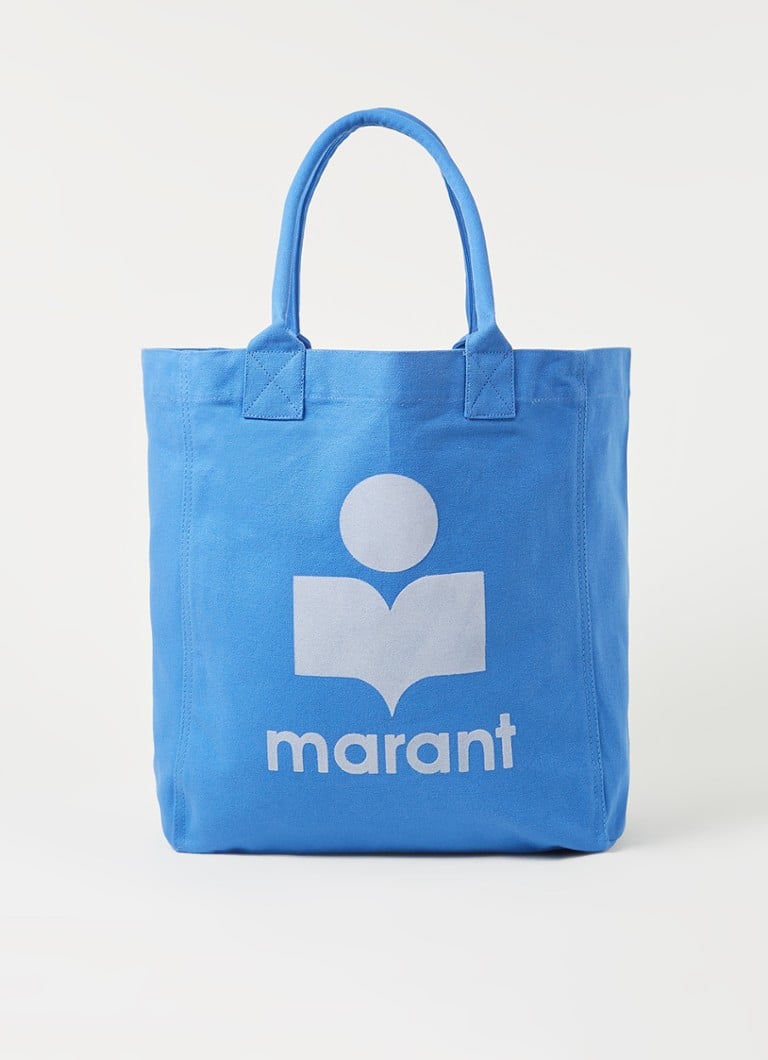 behandeling Reden winnaar Isabel Marant Yenky shopper met logo • Blauw • de Bijenkorf