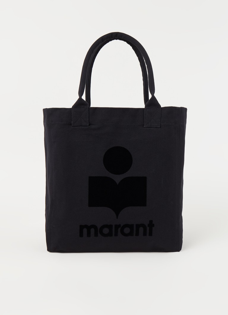 Isabel Marant - Yenky shopper met logo - Zwart