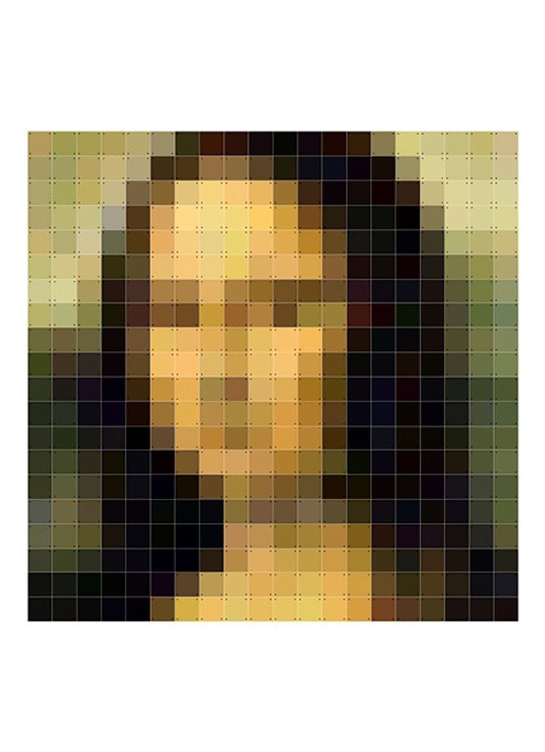 IXXI Mona Lisa Pixel wanddecoratie • Bruin • de