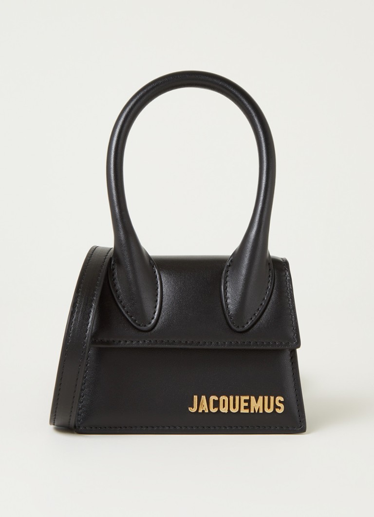 Jacquemus - Le Chiquito handtas van leer met afneembare schouderriem - Zwart