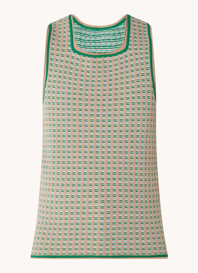 Jacquemus Le Débardeur Macio fijngebreide tanktop met jacquard 
