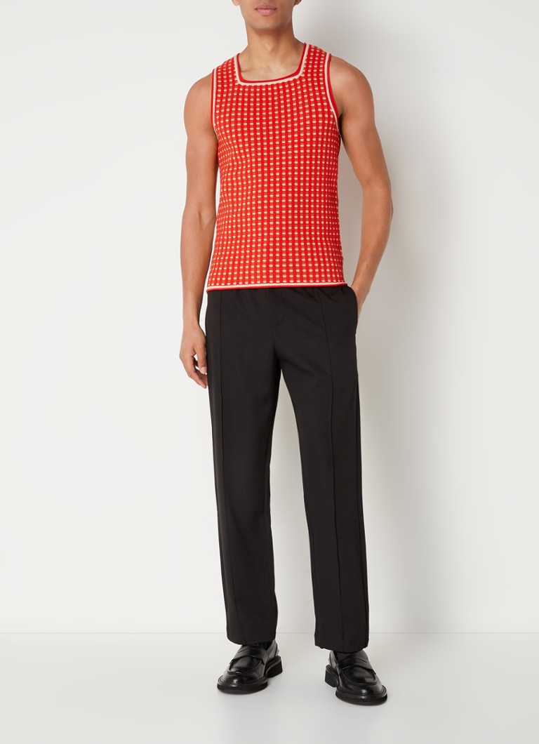 Jacquemus Le Débardeur Macio fijngebreide tanktop met jacquard 